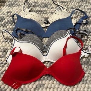 Bundle 5 padded bras: VS, Intimissimi, TH